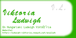 viktoria ludwigh business card